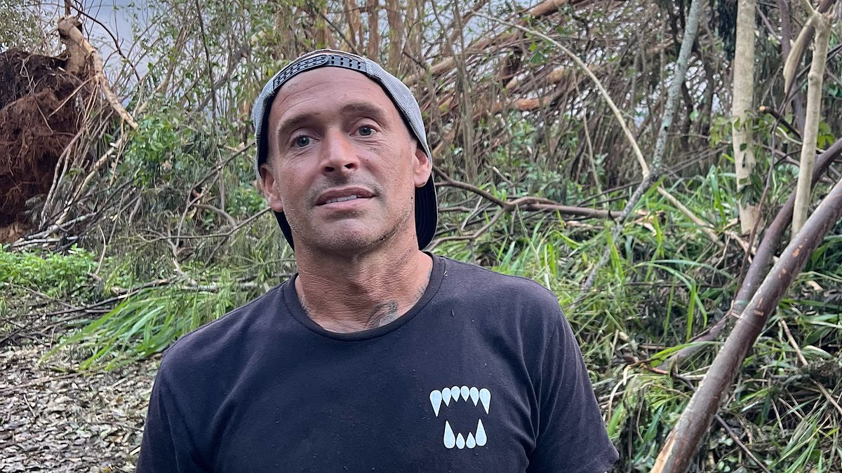Man reveals how he survived after paradise home swept away
