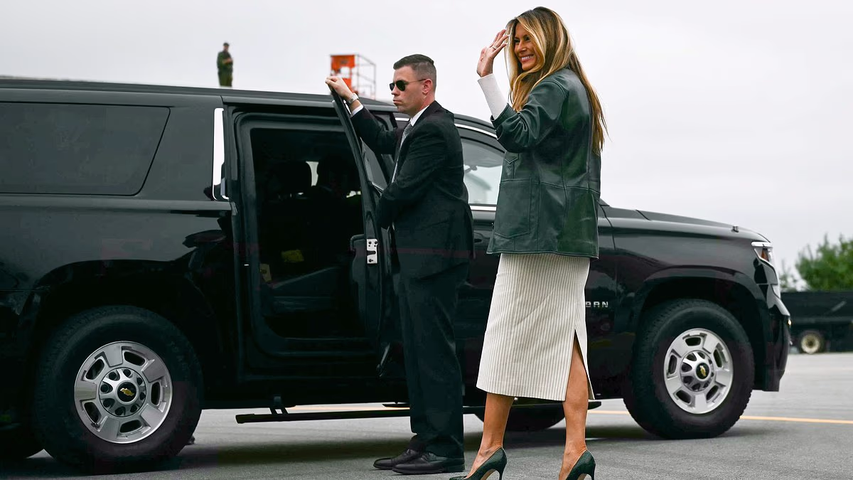 Melania Trump wades into political showdown during rare official trip