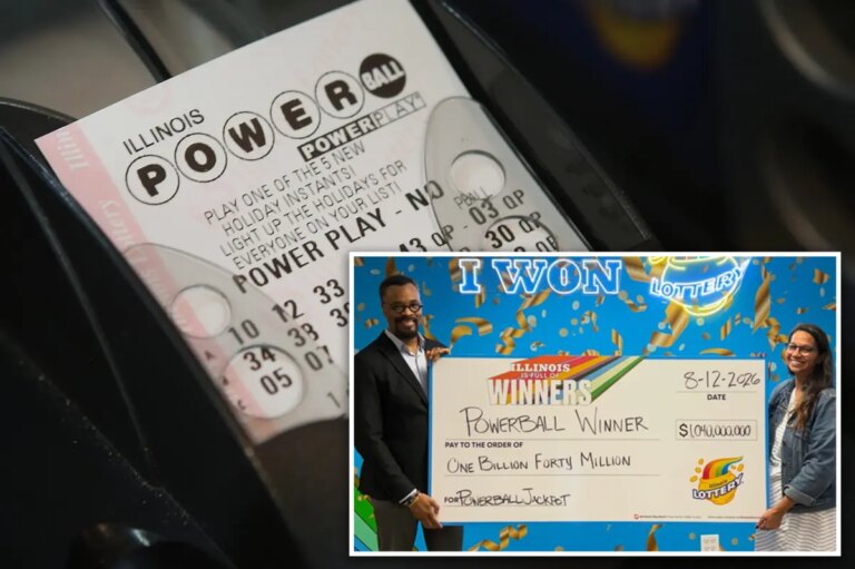 Illinois Powerball Winner Claims Record $1.04B Jackpot Payout