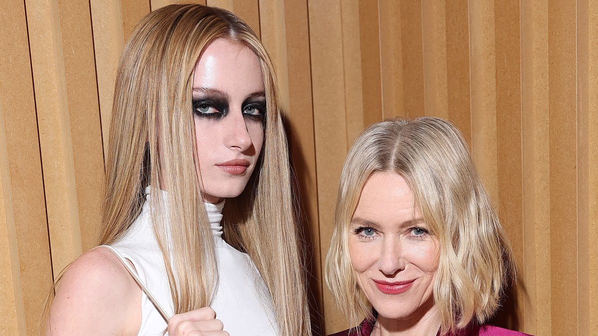 Naomi Watts' model daughter Kai Schreiber, 17, towers over mom