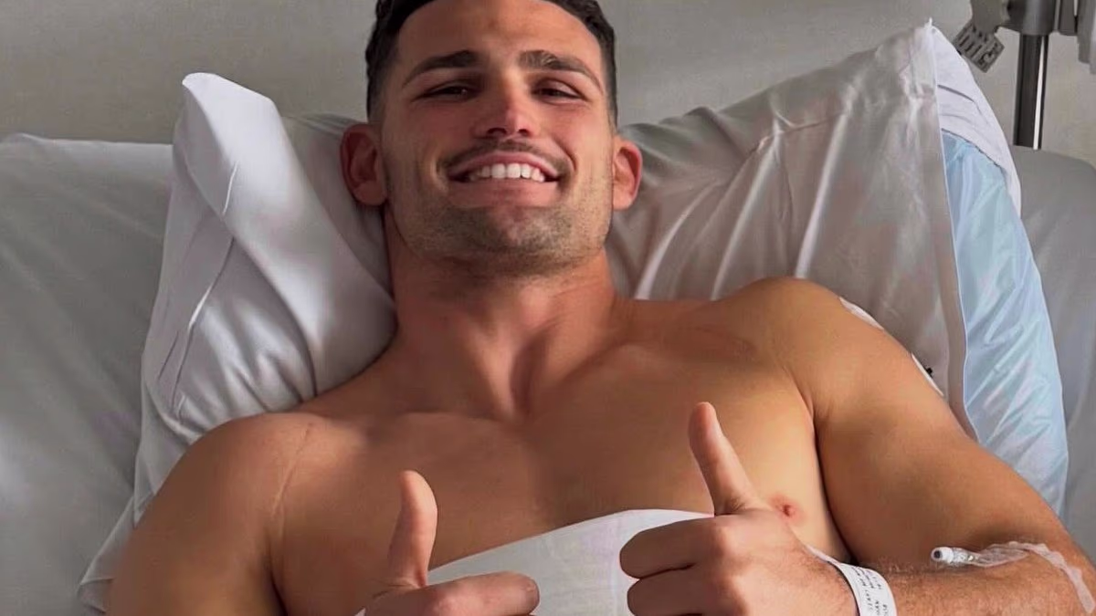 Nathan Cleary breaks silence from hospital as multiple surgeries loom