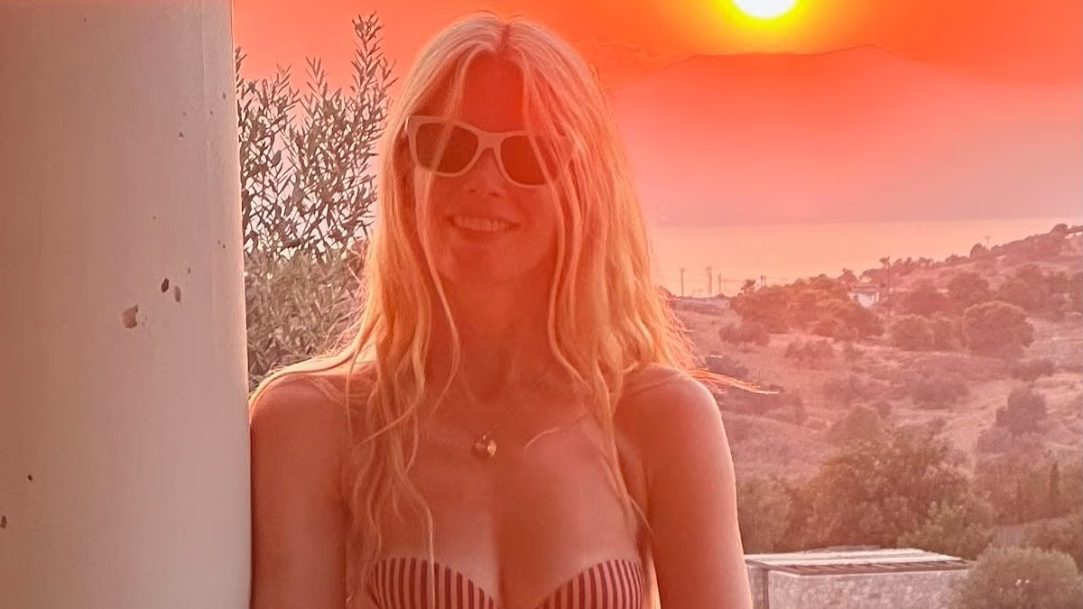 Supermodel Claudia Schiffer, 56, models an array of skimpy swimwear