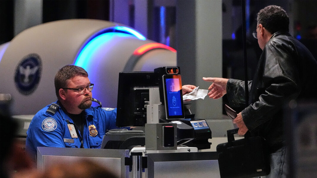 TSA officers now not allowed to sit down while checking boarding passes and IDs