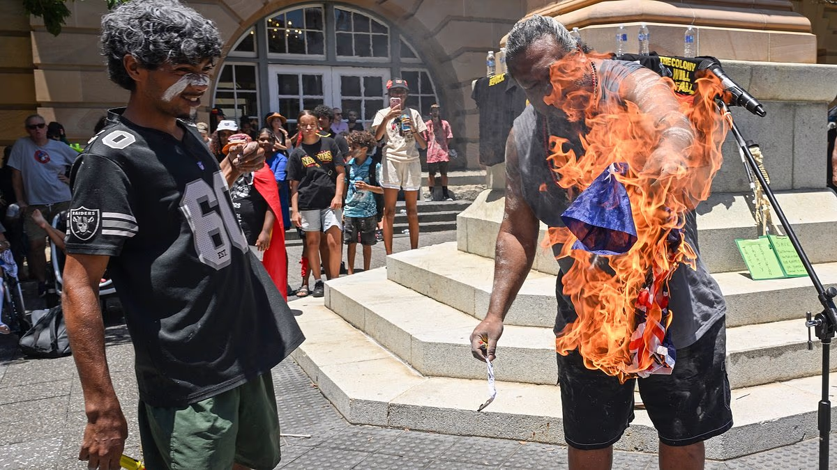 Ten years jail for burning the flag: Aussies could face swift