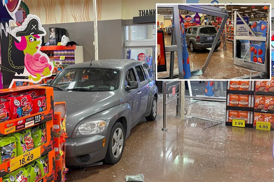 Texas man arrested after 'intentionally' crashing into a closed Kroger to use bathroom: cops