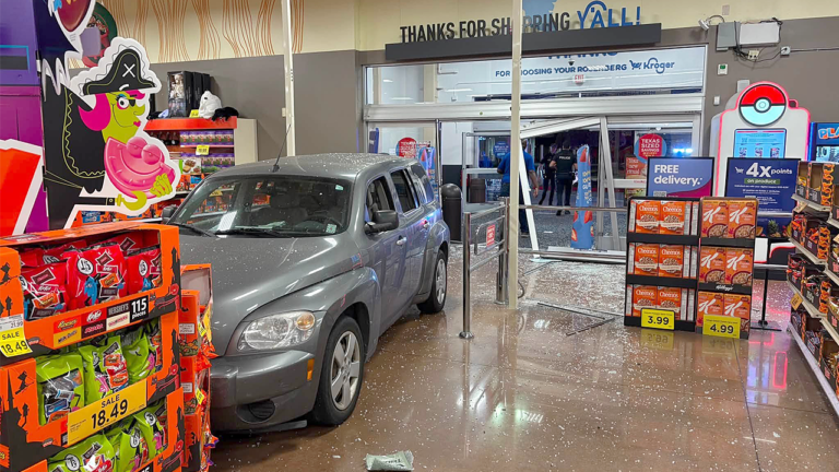 Texas Man Arrested for Crashing Into Closed Kroger to Use Bathroom