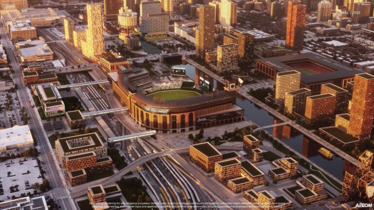 Canal Edge Renderings Reveal White Sox Riverfront Stadium