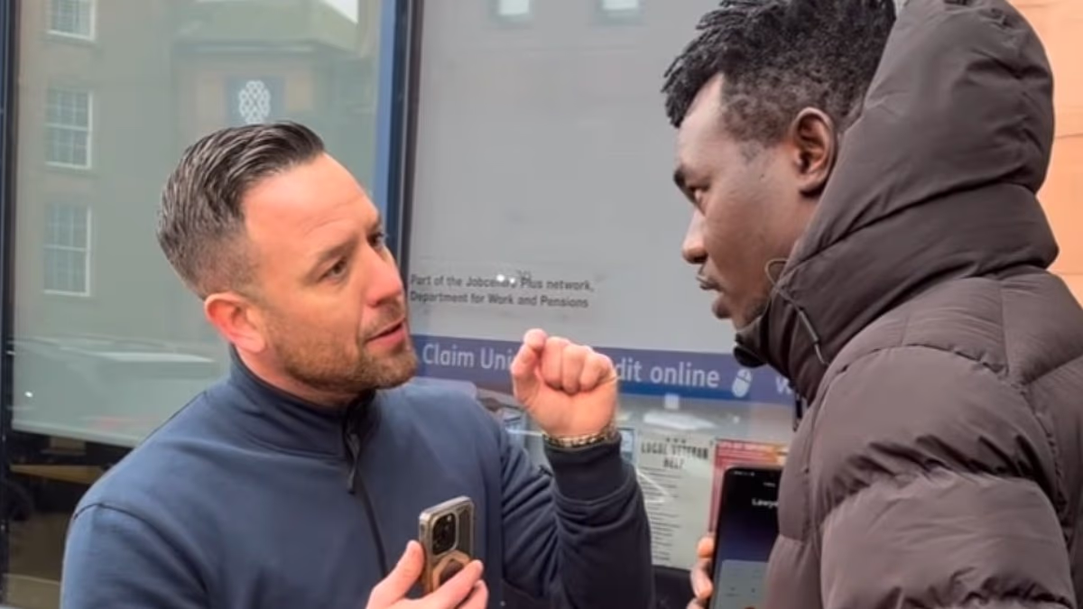 The convicted kidnapper leading sinister migrant protesters