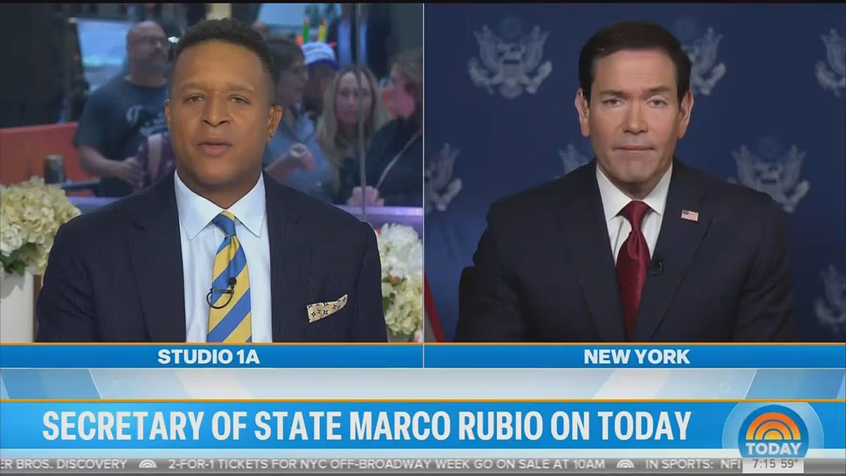 Today anchor grills Marco Rubio over Trump's ban on outlets