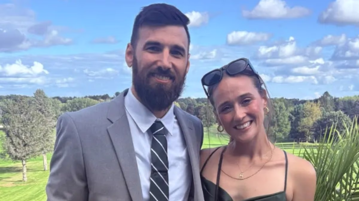 Tragedy for newlywed as her husband is found dead in wooded area