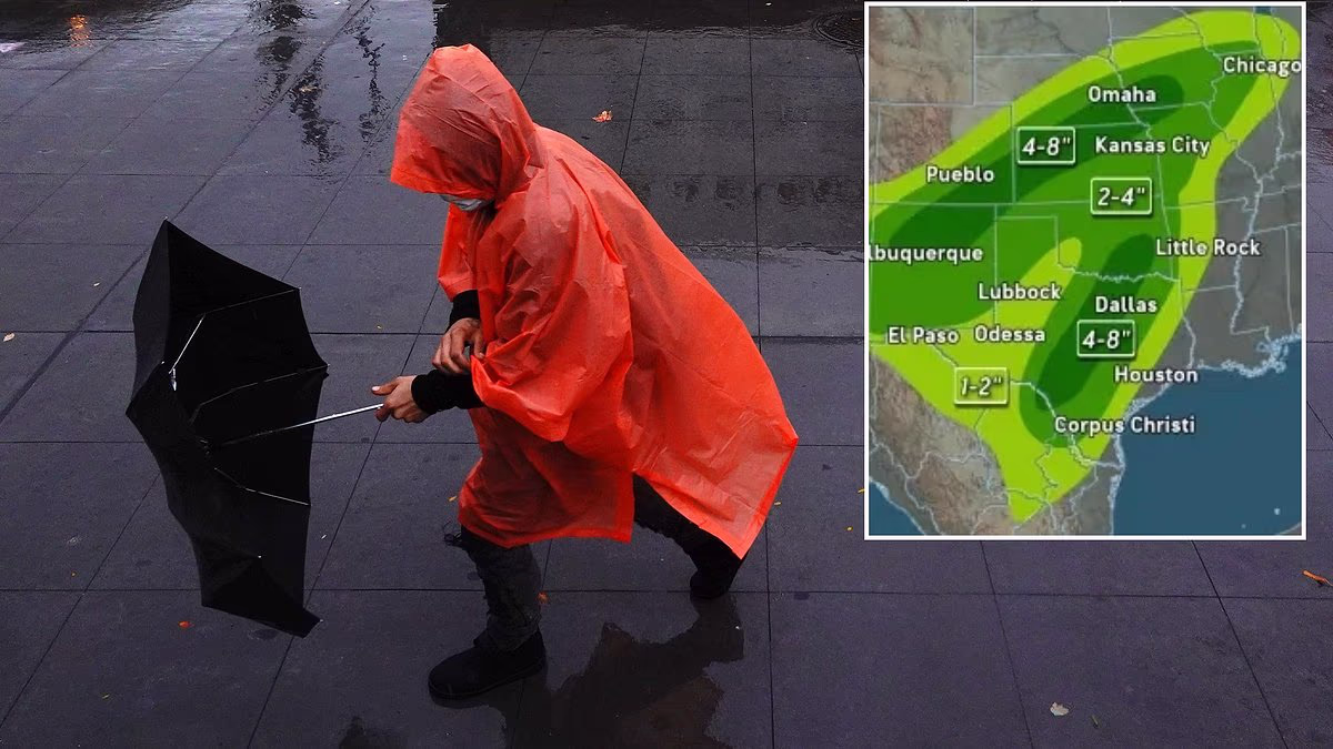 'Triple flood threat' triggers urgent warnings for 15 US states
