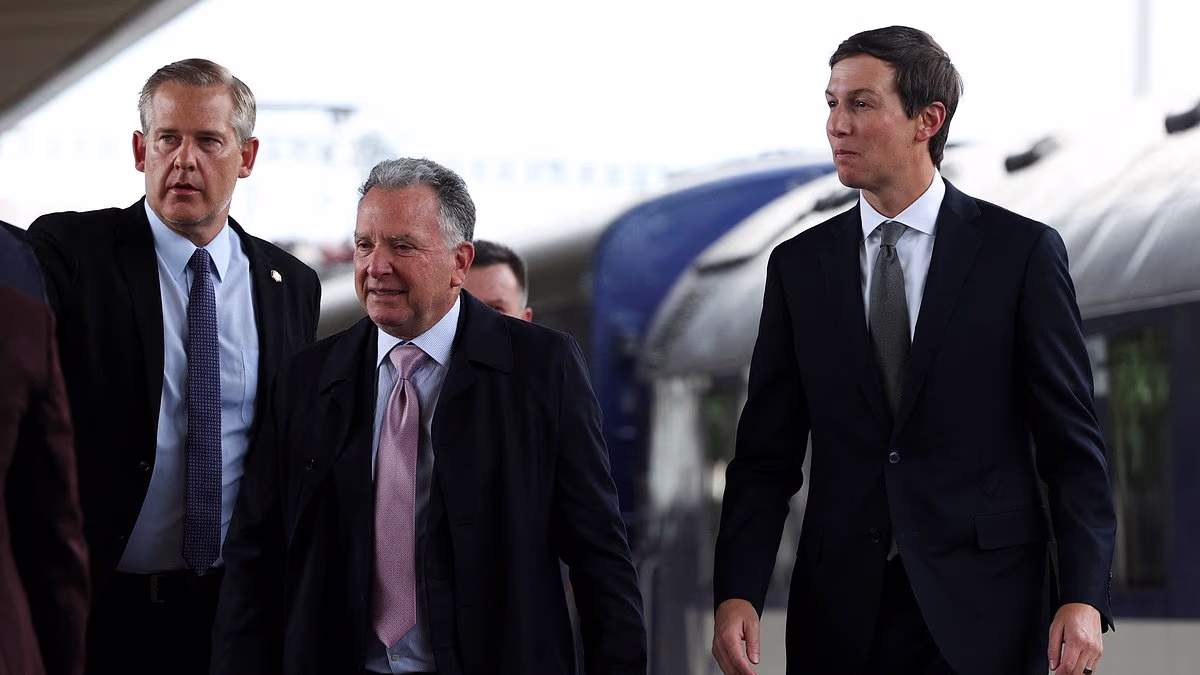 Trump envoys land in Ukraine for talks with Zelensky