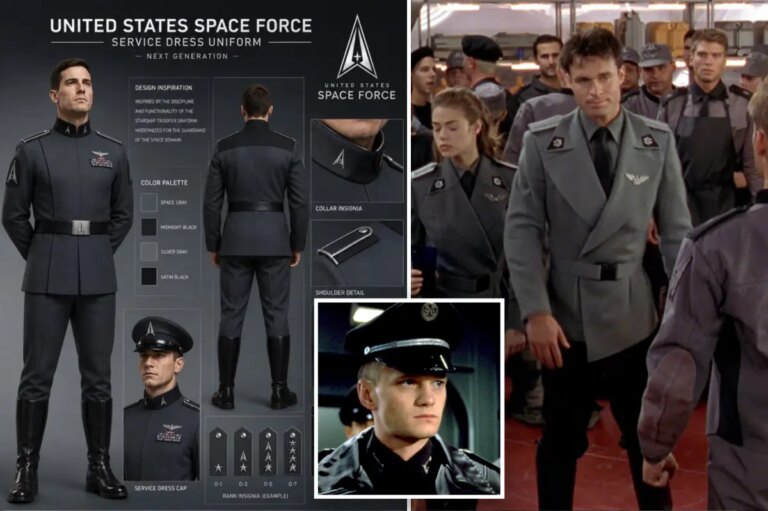 Trump Reveals Starship Troopers-Inspired Space Force Uniforms