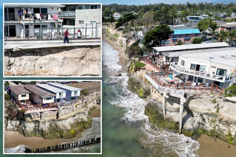 UC Santa Barbara Students Return to Homes on Eroding California Cliffs