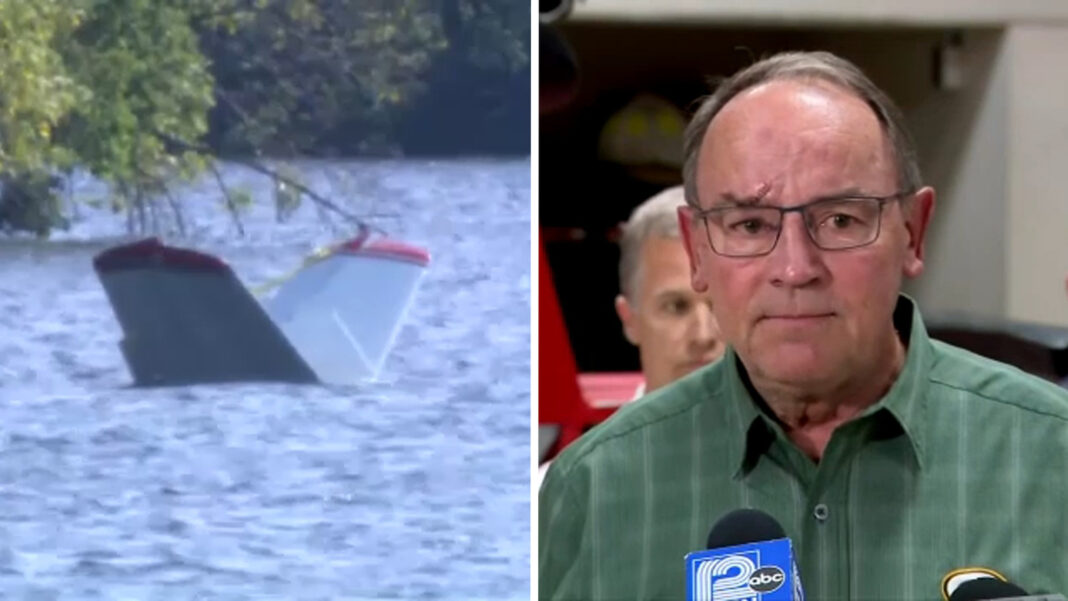 U.S. Rep. Tom Tiffany of Wisconsin swims to safety after plane makes emergency landing in Lake Wausau