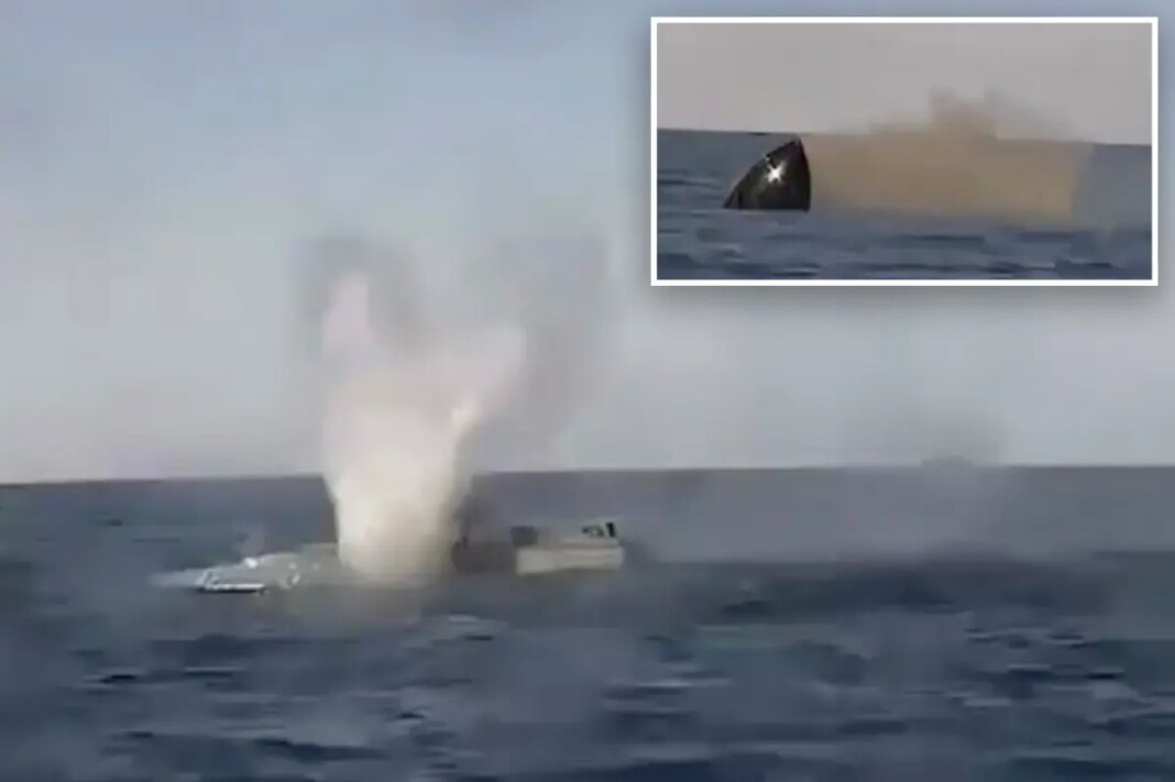 Ukraine and Russia clash in 'first-ever' drone battle at sea, video shows