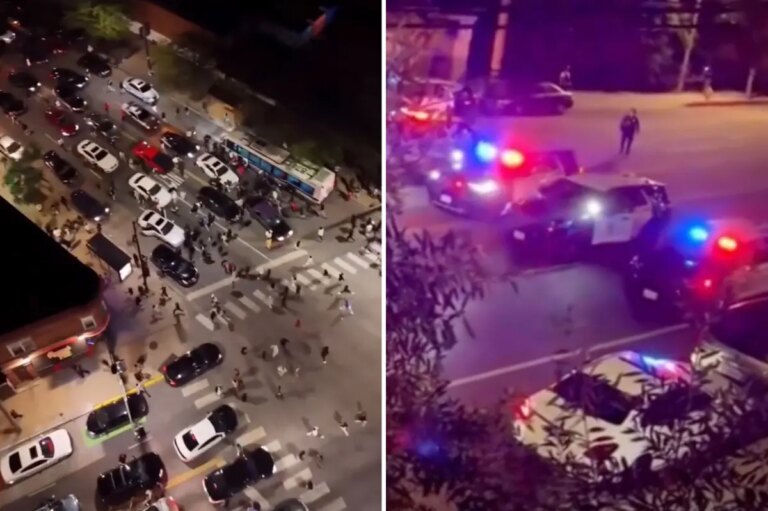 Video Captures LAPD Crackdown on Los Angeles Street Takeover