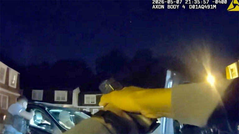Video: Maryland Carjacking Suspect Drives Toward Police Before Officers Open Fire
