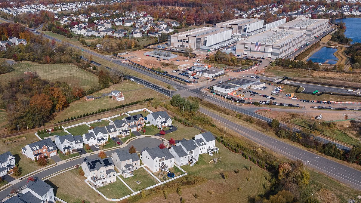 Wealthy residents of homes on once-quiet Virginia cul-de-sac now only hear distressing hum from multiple data centers plopped feet from their backyards
