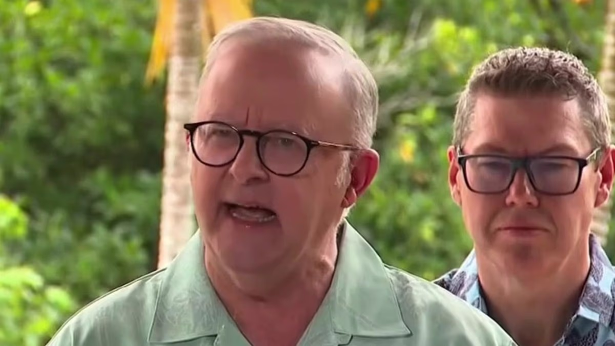 Wild moment Anthony Albanese erupts at Channel Seven journalist