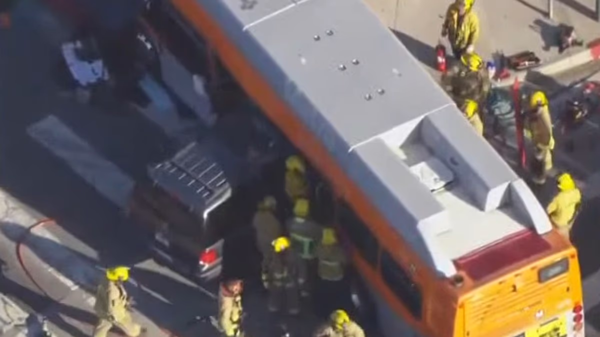Woman is arrested for MURDER for causing deadly LA bus collision