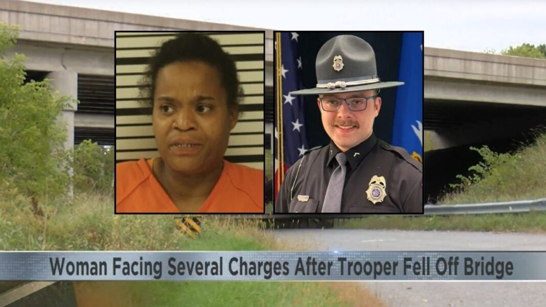 Martell Tolbert Mitchell and Trooper Brad Ritger