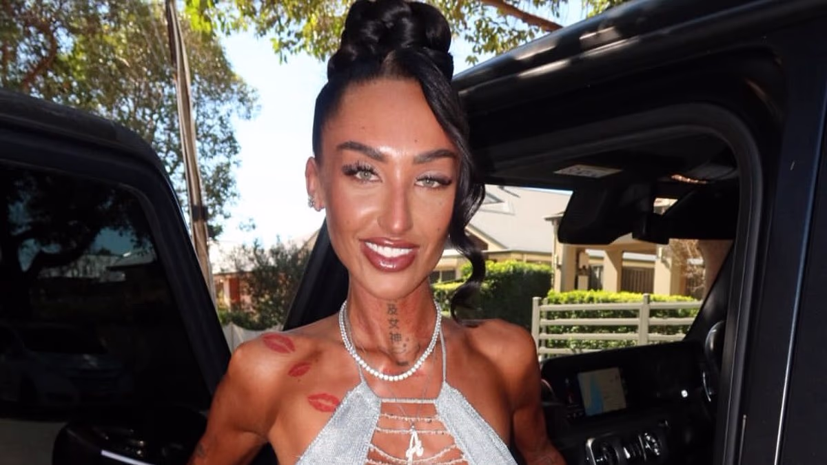 Would you wear this to a winery? Matilda Baxter shocks onlookers