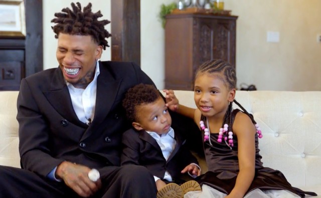 ADORABLE! NLE CHOPPA GETS INTERVIEWED BY 6-YEAR-OLD DAUGHTER CLOVER