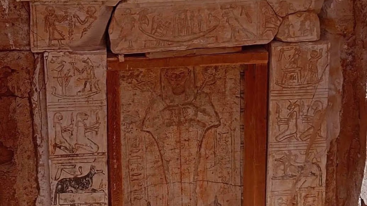 Ancient Egyptian 'gateway to underworld' discovered inside Roman tomb