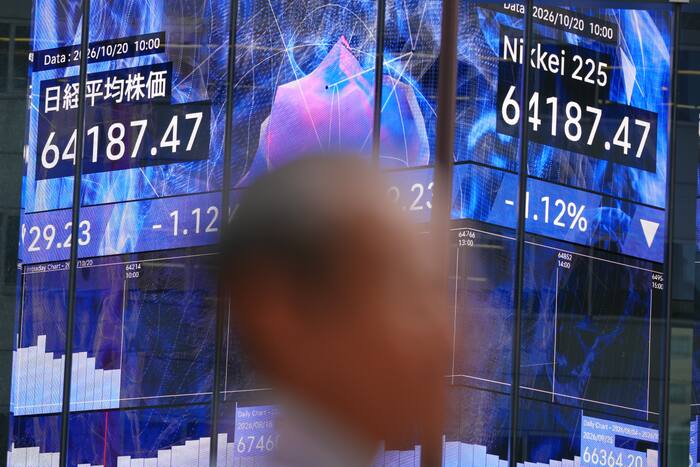 Asian shares mostly decline after AI stocks lead a rebound on Wall Street