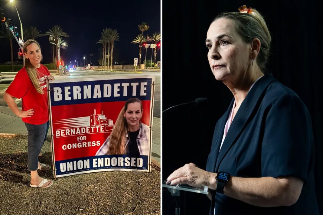Bernadette Greene-Placentia says she was raped while fixing campaign sign