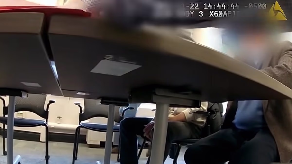 Bodycam shows moment 'Cornell 7' student was banned from campus