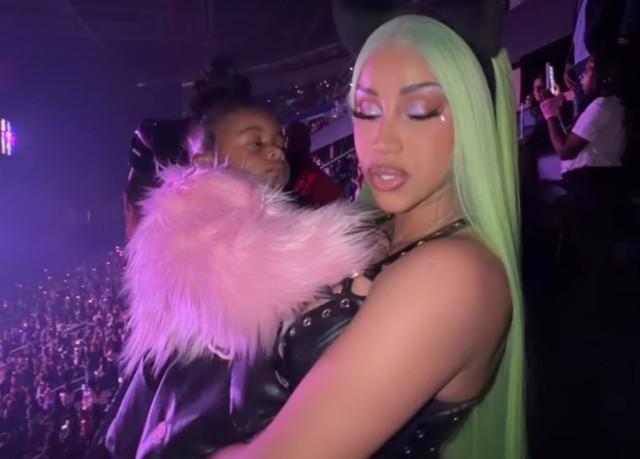 CARDI B TAKES DAUGHTERS KULTURE AND BLOSSOM TO KATSEYE CONCERT