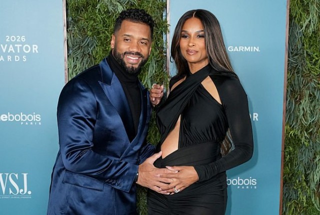 CIARA SHOWS OFF BABY BUMP WITH RUSSELL WILSON AT 2026 WSJ. MAGAZINE INNOVATOR AWARDS