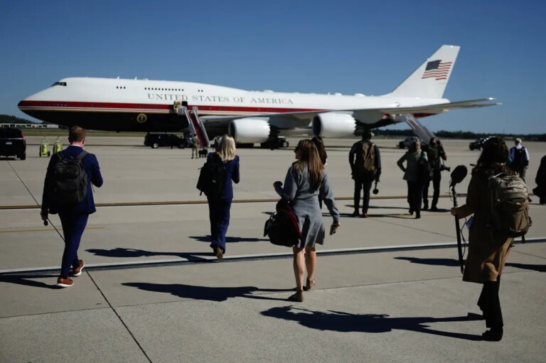 CNN Threatens Lawsuit Over Trump Administration Air Force One Ban