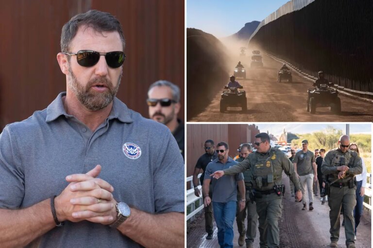 DHS Secretary Markwayne Mullin Visits Arizona Border as Wall Construction Wraps Up