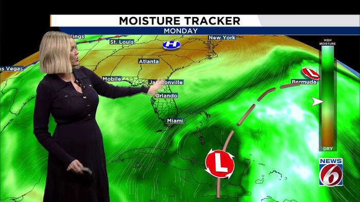 Dangerous surf, coastal flooding to continue as rain chances increase midweek