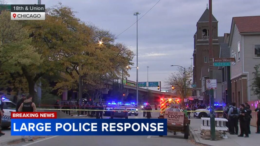 FBI shooting Chicago: Person injured in Pilsen shooting today near West 18th Street and South Union Avenue, officials say