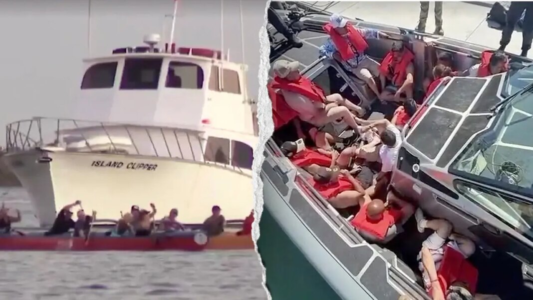Federal agents intercept boat carrying 14 illegal aliens before unloading in wealthy coastal enclave