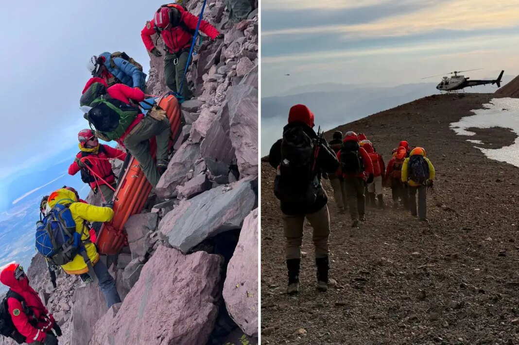 Florida man rescued from Mount Shasta after two nights stranded in running shoes and sweatshirt