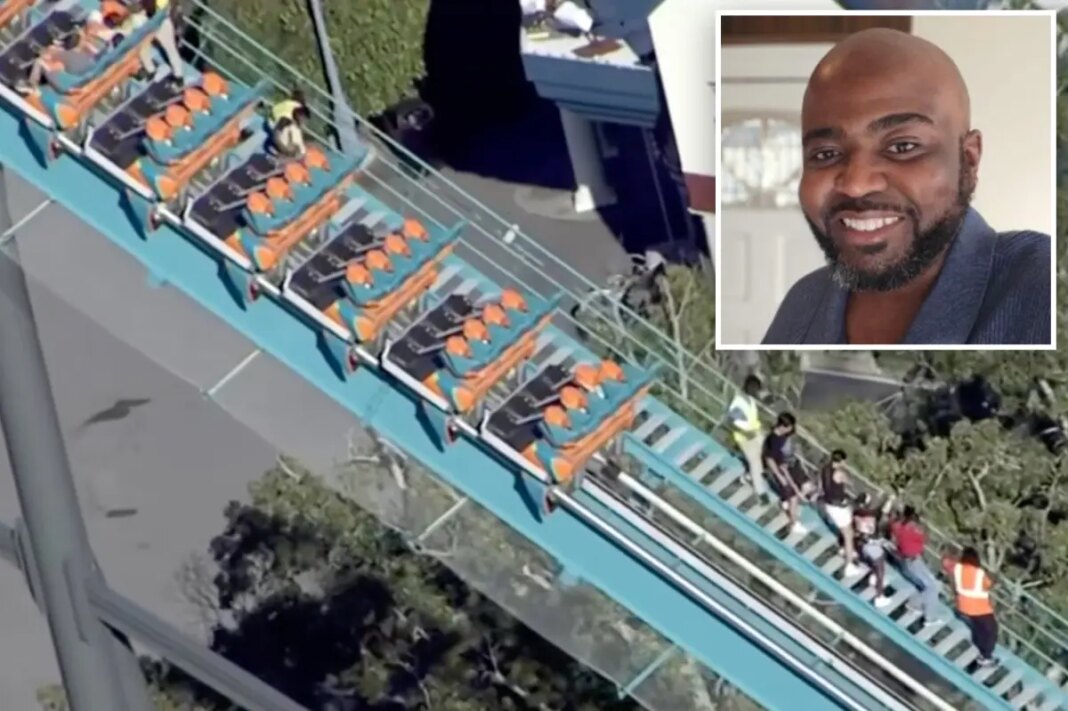 Four kids hospitalized after Six Flags dad Hassan Kariem struck riders as he plummeted from coaster: cops