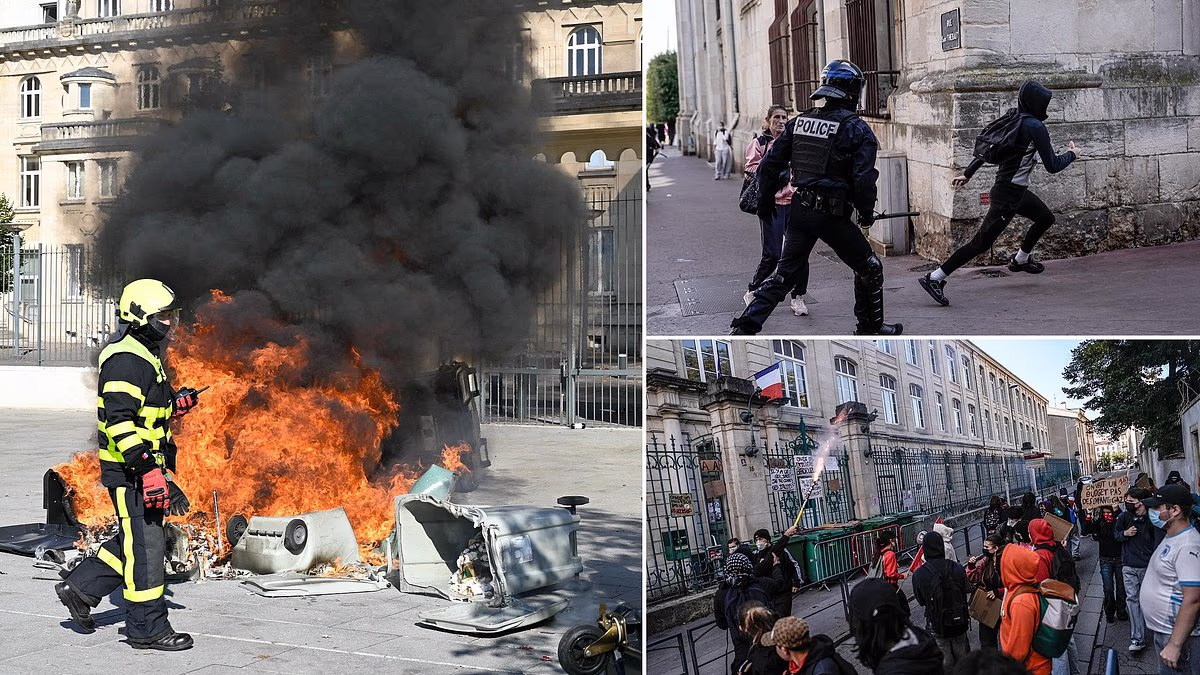 France braces itself for carnage as unionists join student protests