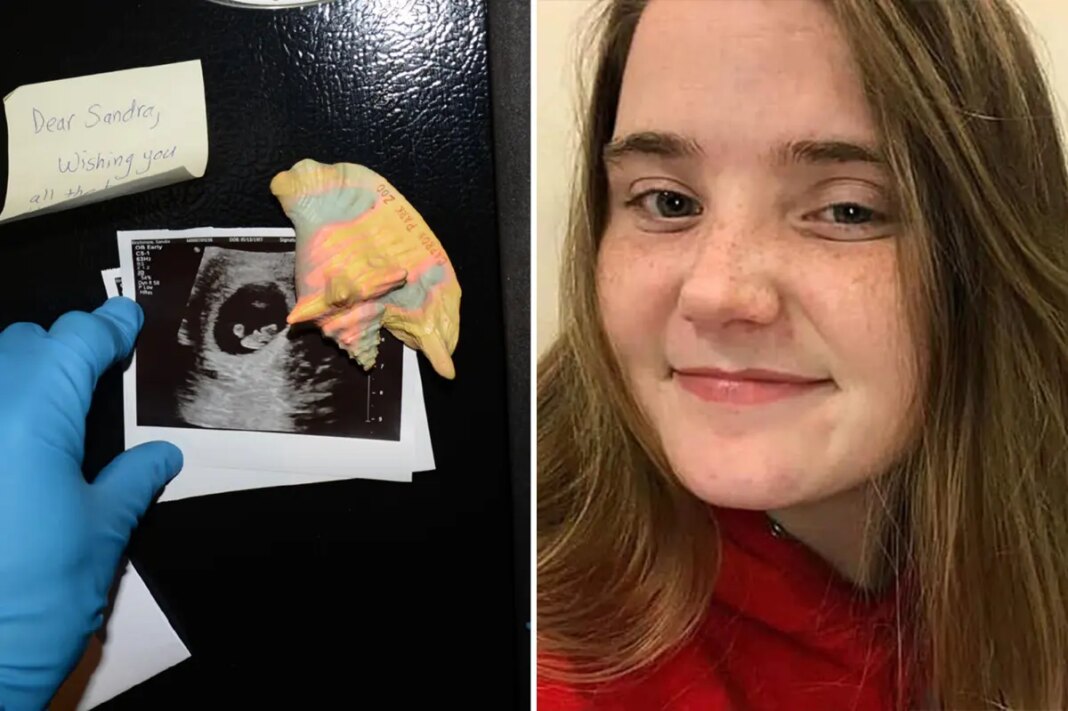 Haunting photos show pregnant Sandra Birchmore's ultrasound — before she was allegedly killed