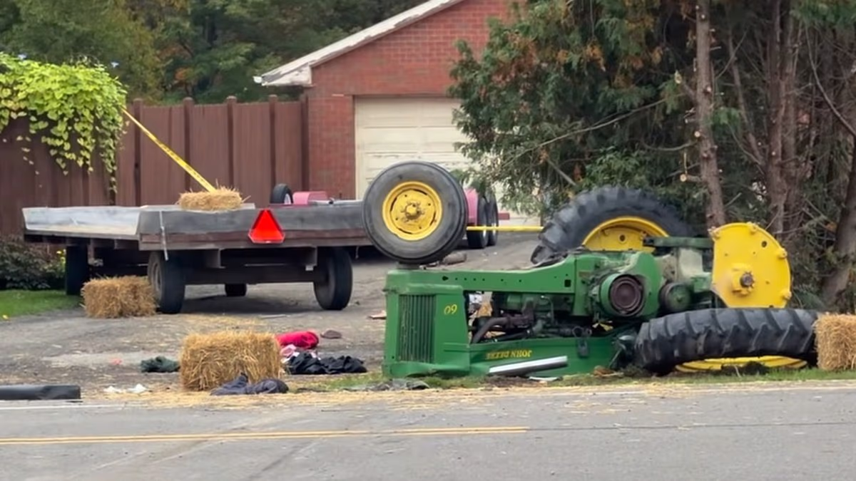 Hayride carrying kids flips leaving multiple people critically injured