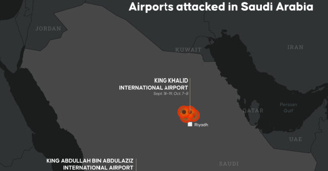 Houthis Kill 12, Injure 300+ at Riyadh Airport as Trump Weighs Strikes