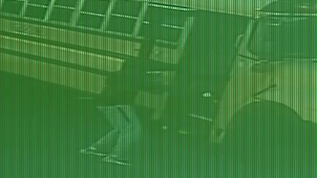 Incredible moment man rushes into school bus and saves 20 children