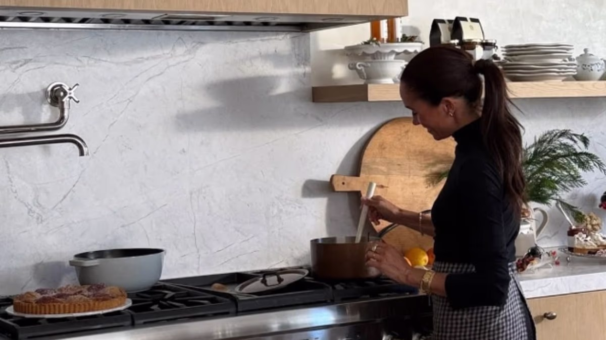 Is this Meghan's new kitchen? Duchess showcases luxurious room