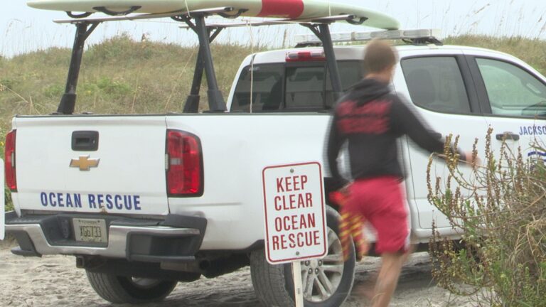 Jacksonville Beach Ocean Rescue Prepares for High Tides, Rough Surf