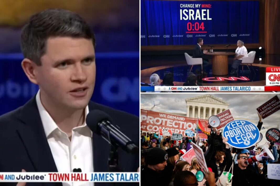James Talarico ruthlessly fact-checked by voter after claiming Bible is 'silent' on abortion at CNN town hall