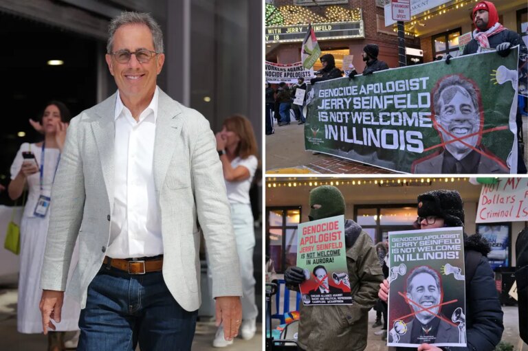 Jerry Seinfeld Calls Out Radical Anti-Israel Hecklers After Chaotic Onstage Stunt Backfires